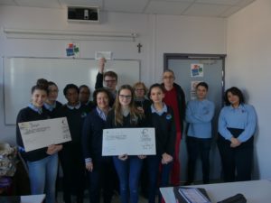 Remise du chèque à Sévigné Compiègne