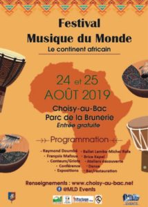 Partage Oise au Festival Musique du Monde Choisy-au-Bac août 2019
